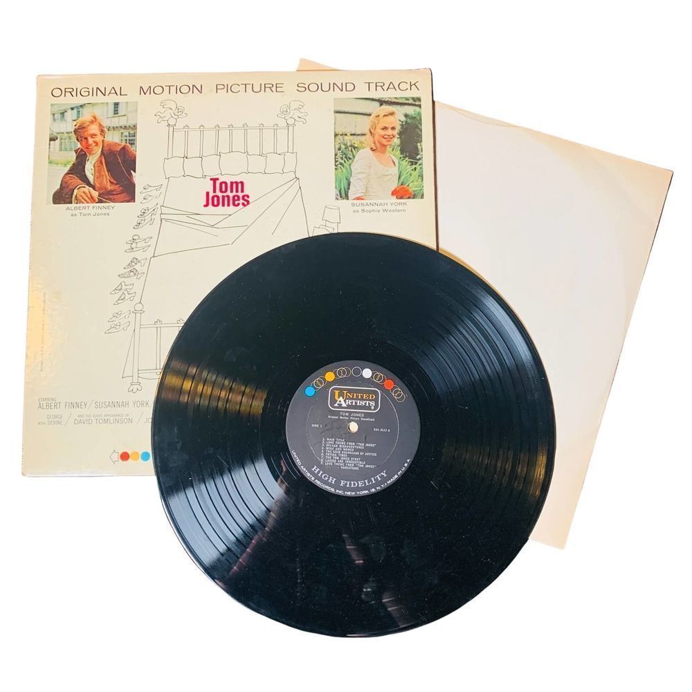 UA Records UAL-4113 Vintage Tom Jones Original Motion Picture Soundtrack Vinyl
